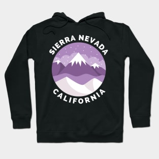 Sierra Nevada California - Sierra Nevada Ski Snowboard Mountain California Yosemite Travel Hoodie